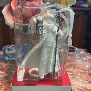 BY SANTAS LIGHT HALLMARK KEEPSAKE  Figurine with Lantern